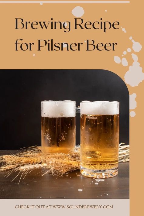 So you want to make a pilsner. At home? Well, aren’t you adventurous? If you are unaware, Pilsners have a reputation for being one of the hardest brewers. That is why the general pilsner recipe is labeled for intermediate homebrewers. Of course, no one is here to tell you not to give it a whirl because this is your beer! | What is a Pilsner? | Why Are Pilsners Difficult to Make? | Which Pilsner Recipe Should You Make? | #pilsner #brewers #homebrewer Barley Beer, Brewing Recipes, Homemade Beer, Pilsner Beer, Home Brewing Beer, Beer Recipes, How To Make Beer, Beer Brewing, Pilsner