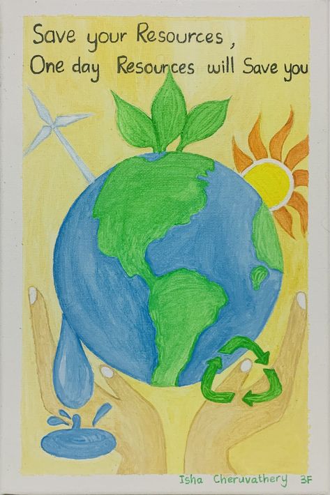 Conservation Of Nature Poster, Conserve Environment Poster, Poster Earth Save, Poster On Natural Resources, Conservation Of Resources Poster, Environmental Conservation Poster, Nature Conservation Drawing, Conservation Of Natural Resources Poster, Save Earth Posters Environment