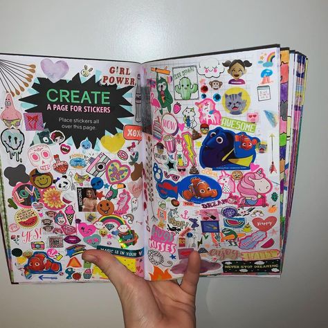 Create This Book Ideas, Sticker Book Ideas, Create This Book Moriah Elizabeth, Create This Book, Cool Pencil Drawings, Wreck This Journal, Art Journal Therapy, Writing Inspiration Prompts, Sketchbook Art Journal