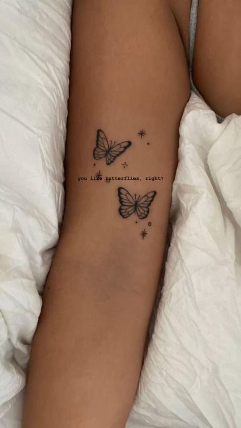 Sleeve Tattoos For Women Minimalist, Self Love Arm Tattoo, Resilience Butterfly Tattoo, Butterfly Tattoo On Women, First Tattoo Ideas For Women Forearm, Love Me For Who I Am Tattoo, Butterfly Forearm Tattoo Women, Hand Arm Tattoos For Women, Small Tattoo Ideas Arm