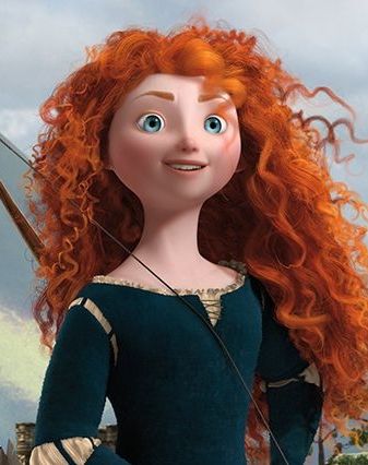 Merida from Brave joins Once Upon A Time, and we're SO excited! Hair, Curly Hair, Disney, Red Hair, Hair Cartoon, Cartoon Character, Cartoon Characters, Green, Red