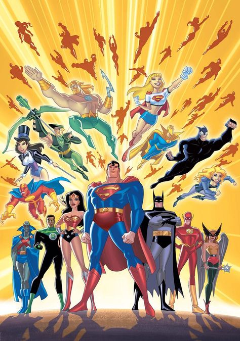 DCAU - Album on Imgur Justice League Animated, Dc Comics Collection, Justice League Unlimited, Martian Manhunter, Univers Dc, Justice League Of America, Bruce Timm, Arte Dc Comics, The Guardians