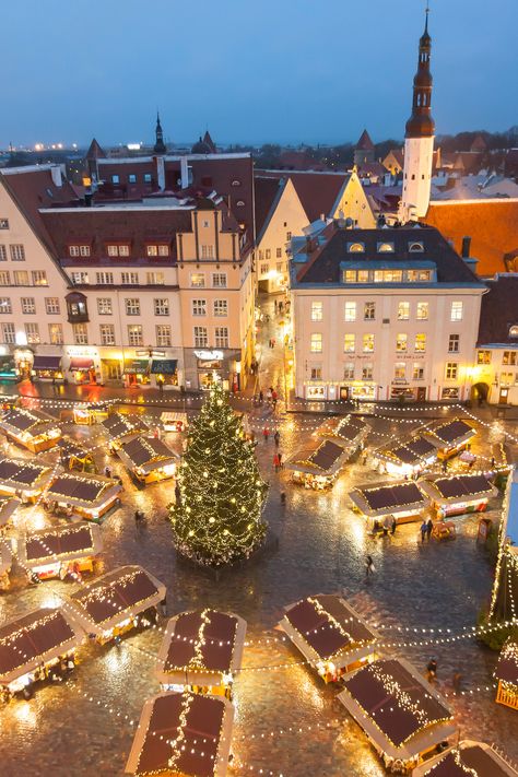 For some old-fashioned festive shopping, top up the glühwein and head to one of Europe's best German-style Christmas markets. Estonia Travel, German Christmas Markets, Christmas In Europe, Best Christmas Markets, Christmas Markets Europe, German Christmas, Town Square, Christmas Markets, Christmas Travel