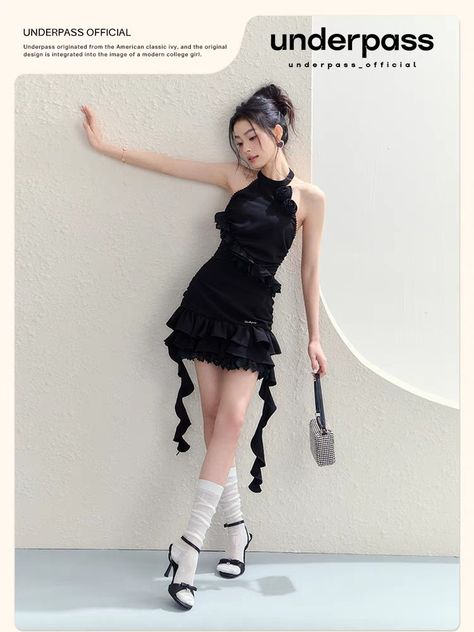 Modern Chinese Fashion, Softgirl Outfits, Neck Ribbon, Discover Your Style, Preformance Outfits, Chinese Fashion, Ribbon Dress, Friend Outfits, Glam Dresses