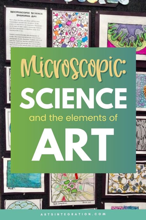 Microscopic Art, Patterns Math, Art Integration Lessons, Science Art Projects, The Elements Of Art, Steam Art, Arts Integration, Math Art, Homeschool Art