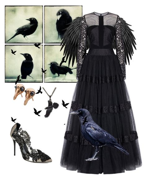 Crow Witch Costume, Crow Themed Outfit, Crow Costume Ideas, Diy Crow Costume, Crow Inspired Outfit, Crow Costume Womens, Crow Clothes, Raven Clothes, Crow Halloween Costume