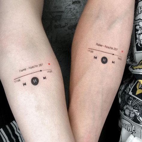 Tato Grunge, Tattoos Parejas, Simple Couples Tattoos, Tattoo Ideas Tumblr, Couple Tattoos Unique Meaningful, Maching Tattoos, Best Couple Tattoos, Small Matching Tattoos, Pola Tato