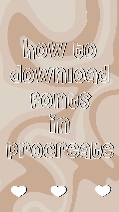 Learn how to download fonts on Procreate for your iPhone or iPad with this easy tutorial! procreate ipad iphone . #Free_Fonts_Procreate #Procreate_Fonts_Free_Ipad #Drawing_Prompts_For_Procreate #Free_Fonts_For_Procreate Drawing Prompts For Procreate, Procreate Fonts Free Ipad, How To Import Fonts To Procreate, Free Fonts For Procreate, Procreate Logo Design Tutorial, Procreate Logo Tutorial, Procreate Font Tutorial, Procreate Pocket Tutorial, Fonts On Procreate