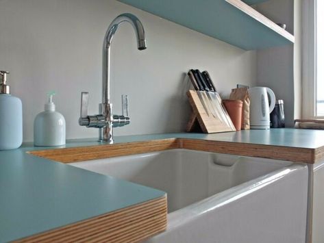 Formica Laminate, Plywood Kitchen, Kitchen Cupboard Doors, Laminate Kitchen, Kitchen Extension, Kitchen Worktop, Plywood Furniture, Kitchen Units, Kitchen Diner