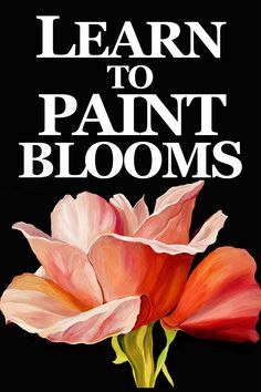 Flower Photos To Paint, Learn To Paint Flowers, How To Paint A Flower Acrylic, Painting Flowers In Acrylic, Acrylic Paintings Of Flowers, How To Paint Realistic Flowers, Painting Flowers Tutorial Step By Step, Painting Ideas On Canvas Step By Step, Painting Flowers Acrylic Step By Step