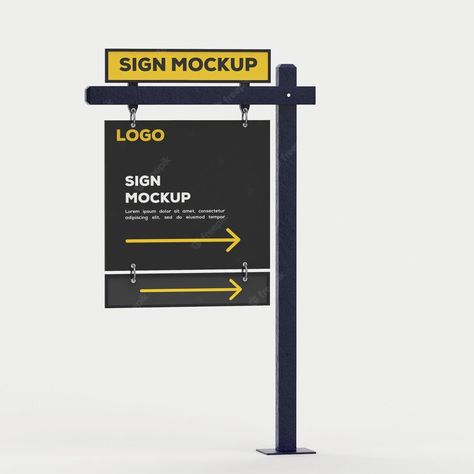 sign signpost signage signboard mock up sign board Road Side Sign Board Design, Signpost Design, Name Board Design, Signboard Design, Market Signage, Standing Signage, Restaurant Signage, Signage Board, Sign Board Design