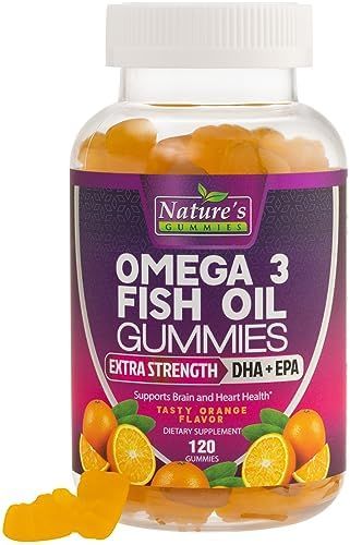 Omega 3 Fish Oil Gummies, Extra Strength Omega Fish Oil Supplement, High Absorption for Joint, Heart & Brain Support, Nature's Heart Healthy Omega 3s DHA EPA Gummy Vitamin, Orange Flavor - 120 Gummies Check more at https://hibukvita.com/shop/nutritional-supplements/omega-3-fatty-acids/omega-3-fish-oil-gummies-extra-strength-omega-fish-oil-supplement-high-absorption-for-joint-heart-brain-support-natures-heart-healthy-omega-3s-dha-epa-gummy-vitamin-orange-flavor-120-gummies/ Zero Carb Foods, Omega 3 Fish, Heart Brain, Omega 3 Fish Oil, Zero Carb, 3 Fish, Gummy Vitamins, Carb Foods, Fish Oil