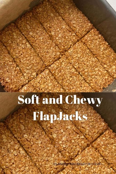 Easy Chocolate Chip Cookie Bars, Cookie Bars Recipes, Flapjacks Recipe, Easy Chocolate Chip Cookie, Flapjack Recipe, Easy Apple Crisp Recipe, Chocolate Chip Cookie Bars, Apple Crisp Recipes, Porridge Oats