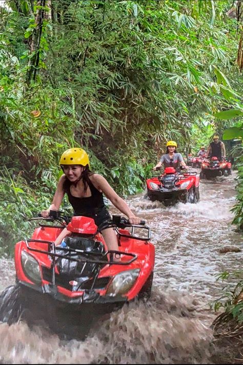 Bali ATV Ride - Gosek Adventure Bali Activities Adventure, Bali Things To Do, Bali With Friends, Atv Track, Adventurous Friends, Bali Adventure, Bali Activities, Adventurous Activities, Fun Experiences