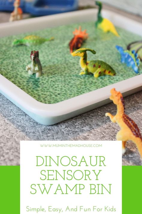 Unleash the ultimate dinosaur adventure with this fantastic DIY Dinosaur Sensory Bin! This hands-on activity is perfect for young learners, allowing them to explore, manipulate, and create a world full of prehistoric thrills. Don't miss out on this fun and educational project that will make your little one roar with excitement! Dinosaur Sensory Bin, Dinosaur Small World, Dinosaur Week, Dinosaur Sensory, Dinosaur Activity, Dinosaur Activities Preschool, Make A Dinosaur, Dinosaur Projects, Diy Dinosaur