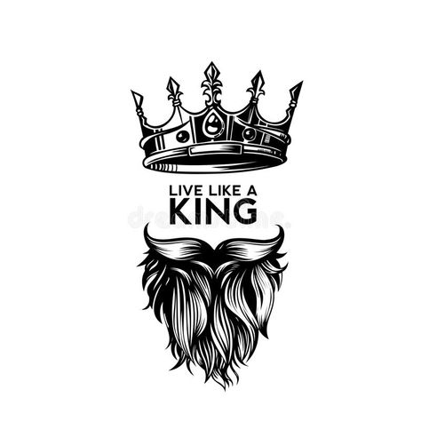 Photo about King crown, moustache and beard on white background logo with typography vector illustration design. Illustration of dignity, element, bottle - 109183736 Beard Logo Design, King Crown Tattoo, Beard Wallpaper, Beard Illustration, Tato Flash, Beard Drawing, Beard Logo, Barber Logo, Beard Art