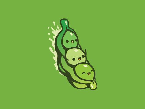 Peapods smile joyful cute illustration logo branding green character mascot outline cartoon brand peapods peas fun Peapod Tattoo, Three Peas In A Pod, The Antichrist, Green Characters, Peas In A Pod, 캐릭터 드로잉, Logo Illustration, 로고 디자인, Cute Characters