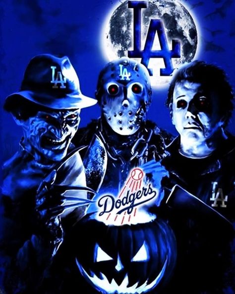 Dodgerette4life💙⚾️ on Instagram: “Dodgers win!! Spooky October for all other MLB teams who are not the Dodgers!!💙⚾️ . . Follow me @dodgerette4life for more posts . . .…” Los Angeles, Angeles, Cleveland Indians Logo, Dodgers Sign, Let's Go Dodgers, Dodgers Win, Dodgers Nation, Raiders Wallpaper, Los Angeles Dodgers Logo