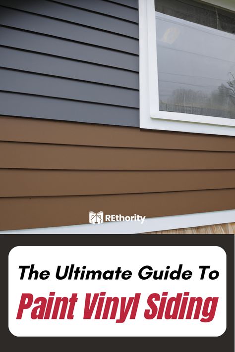 Painting vinyl siding can give your home a totally new look at a fraction of the cost of other home improvement projects. With the right tools and technique, you can create a beautiful, high-quality finish that will last for years to come. In The Ultimate Guide To Painting Vinyl Siding, we'll provide you with the knowledge to make sure your project goes smoothly and your home looks better than ever! Painting Siding To Look Like Wood, Best Paint For Vinyl Siding, Painting Vinyl Siding Black, Can Vinyl Siding Be Painted, Painting Exterior Vinyl Siding, Paint Vinyl Siding Before And After, Vinyl Safe Paint Colors, How To Paint Vinyl Siding, Paint Siding Vinyl