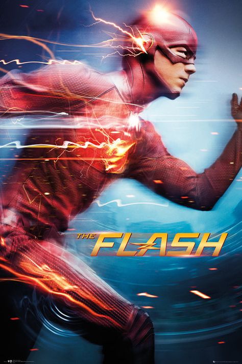 The Flash Speed Maxi Poster The Flash Poster, The Flash Season 2, Dc Comics Poster, Flash Characters, Flash Barry Allen, Speed Force, The Flash Grant Gustin, The Flash Season, Flash Tv Series