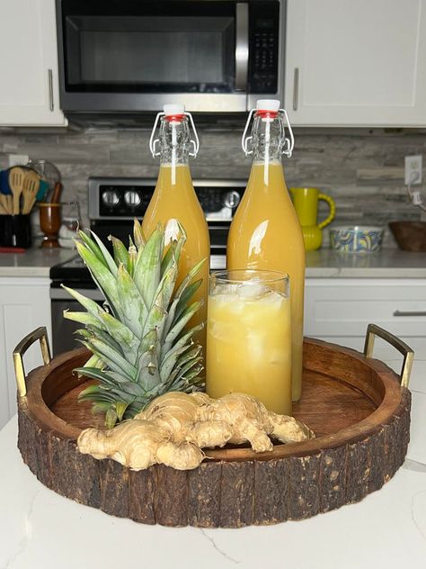 Pineapple Ginger Juice Recipe, Pineapple Ginger Juice, Pineapple Ginger, Detox Plan, Ginger Juice, Drinks Alcohol, Juice Bar, Drinks Alcohol Recipes, Alcohol Recipes