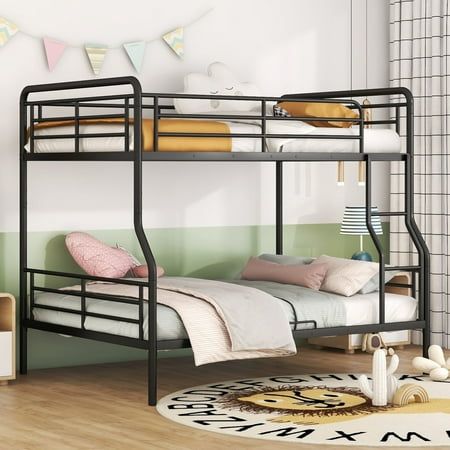 Metal bunk bed makeover