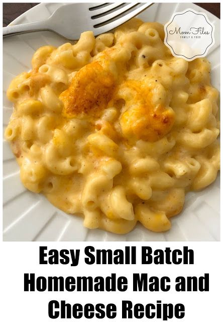 Easy Mac N Cheese Recipe, Homemade Mac And Cheese Recipe, Best Mac N Cheese Recipe, Baked Mac And Cheese Recipe, Homemade Mac And Cheese, Easy Mac And Cheese, Small Batch Baking, Macaroni Cheese Recipes, Easy Cheese Recipes