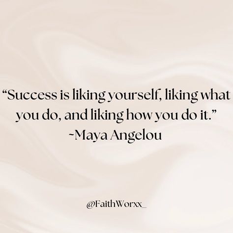 The process of embracing your true self after letting go of the old version is fascinating. New thoughts, habits, and hobbies come into play, and I’m falling in love with my God-given identity. From someone who barely spoke to someone who can’t stop sharing my voice! 😭 As Maya Angelou said, ‘Success is liking yourself, liking what you do, and liking how you do it. #motivational #poetry #faithworxx #mondaymotivation #success #selfacceptance Liking Yourself, Motivational Poetry, New Thought, True Self, Self Acceptance, Maya Angelou, Monday Motivation, Falling In Love, Letting Go