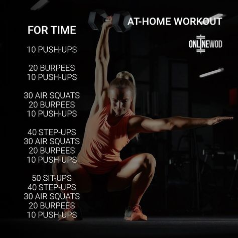 Chipper Workout Crossfit, Full Body Wod Crossfit, Crossfit Workouts Wod Full Body, Wod Crossfit At Home, Chipper Workout, Dumbell Workouts, Crossfit Routines, Wods Crossfit, Crossfit Workouts Wod