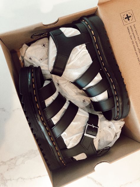 Doc Sandals, Doc Marten Shoes, Blaire Sandal, Doc Martens Sandals, Doc Marten Sandals, Sandals Outfit Summer, Dr Martens Sandals, Woman Sandals, Leather Strap Sandals