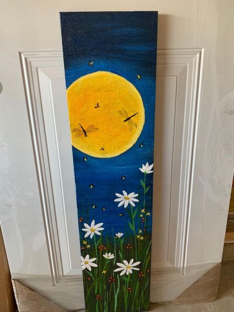 Painting On Wood Planks Art, Pole Barn Ideas, Fire Flies, Peace Poles, Light Posts, Wood Plank Art, Porch Leaners, What To Paint, Mailbox Landscaping