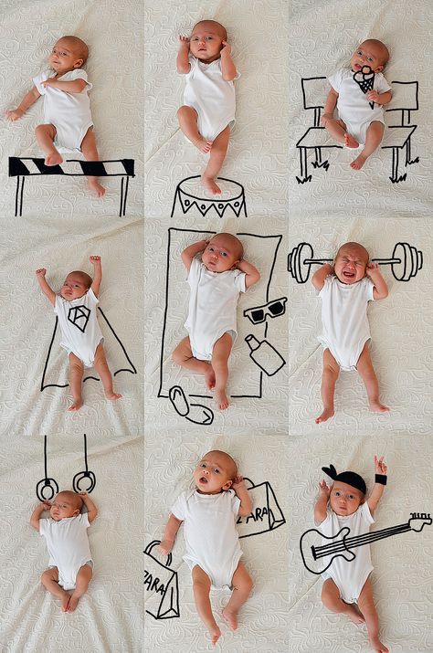 Baby Milestones Pictures, Monthly Baby Pictures, Monthly Baby Photos, Newborn Baby Photoshoot, Baby Boy Photography, Newborn Baby Photos, Foto Baby, Baby Diy, Baby Memories