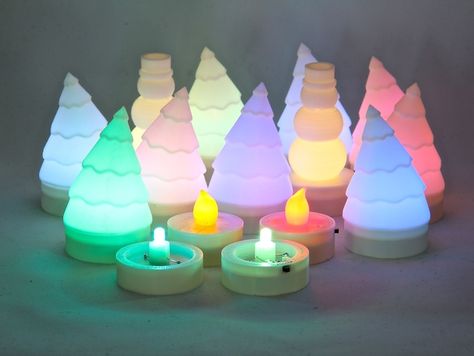 Tea Lights Christmas, 3d Printed Christmas, 3d Printer Pen, 3d Printing Architecture, Christmas Tree Hat, 3d Printing News, 3d Printing Art, 3d Printer Designs, 3d Printing Diy