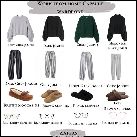 Work From Home Athleisure, Womens Casual Comfy Outfits, Comfy Work From Home Outfits Winter, Lounge Wear Work From Home, Wfh Style Women, Cozy Outfit Ideas For Home, Comfy Wfh Outfits, Yoga Capsule Wardrobe, Casual Work From Home Outfits