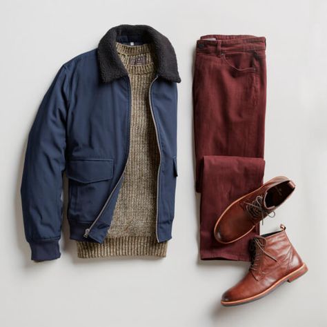 Casual Outfits for Men | Stitch Fix Men Mera Costume, Casual Outfits For Men, Stitch Fix Men, Dad Outfits, Fall Bottoms, Long Outerwear, Maroon Pants, Casual Outfit Ideas, Casual Fridays