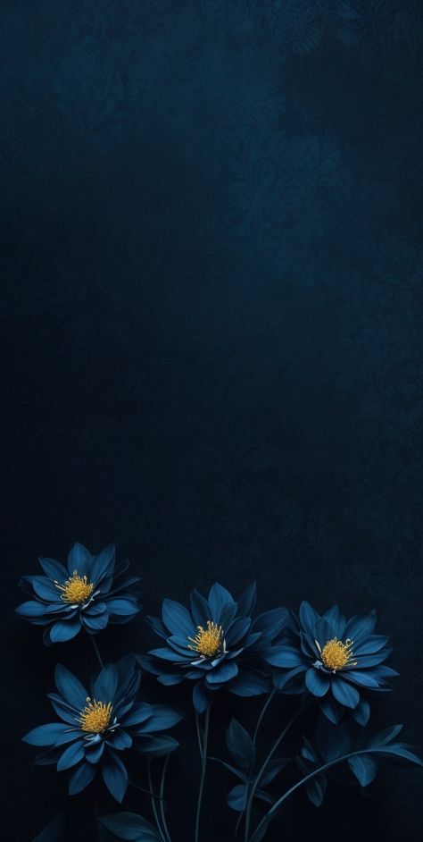 Flower Art Aesthetic Wallpaper, Iphone Hd Wallpaper Backgrounds, Vantablack Wallpaper, Black And Blue Wallpaper Iphone, Moody Iphone Wallpaper, Dark Flower Background, Most Beautiful Wallpapers For Phone, Black Flower Background, Blue Flower Wallpaper Aesthetic