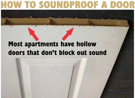 Living in an apartment with loud roommates? The apartment you live in is small and all noises come straight into your bedroom. Is there an easy way to lessen the noise and soundproof my door and room myself? Yes there are many things you can do when it comes to soundproofing to get your bedroom … … Continue reading → Sound Proofing A Room, Living In An Apartment, Door Diy, Soundproof Room, Audio Room, Bedroom Remodel, Home Theatre, Small Room Design, Bedroom Door