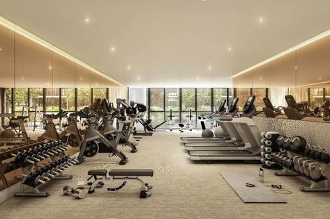 Gym Ideas Design Commercial, Home Entrance Furniture, Gym Design Interior, Entrance Furniture, Hotel Gym, Gym Room At Home, Gym Interior, Dream Life House, Home Gym Design