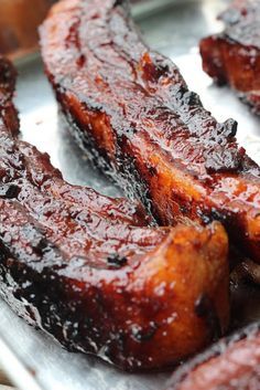 ribs anyone?? Char Siew, Chinese Bbq Pork, Pork Belly Recipes, Mapo Tofu, Barbecue Ribs, Bbq Pork, Chinese Cooking, Rib Recipes, Pork Dishes