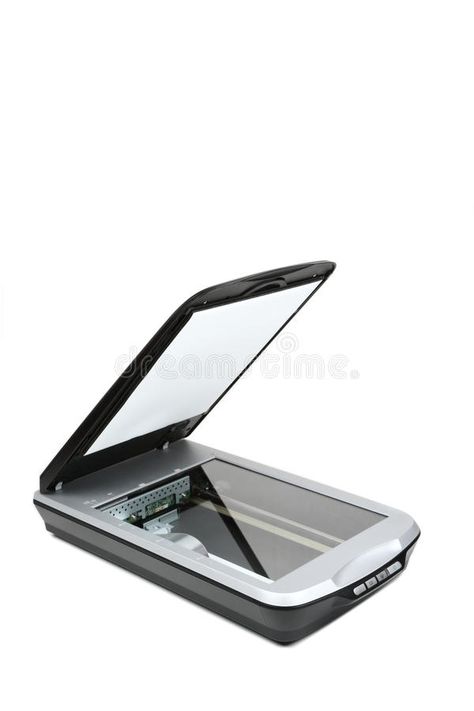 Scanner. A flatbed scanner on plain white background with an open lid , #ad, #scanner, #plain, #Scanner, #flatbed, #open #ad Image Scanner, Photo Fix, Scanning Photos, Computer Photo, Portable Scanner, Alternative Wedding Rings, Old Family Photos, Flat Bed, Hand Of Cards