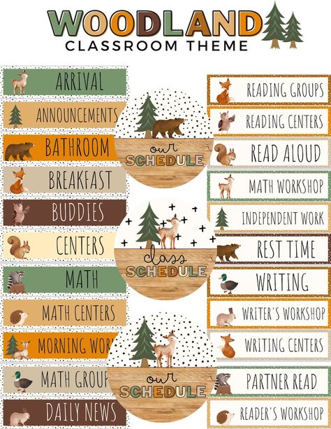 This Digital Prints item by MissMillerCreations has 646 favorites from Etsy shoppers. Ships from United States. Listed on 19 Dec, 2023 Woodlands Classroom Theme Decor, Woodland Friends Classroom, Visual Classroom Schedule, Woodland Classroom Theme, Forest Theme Classroom, Woodland Classroom, Nature Classroom, Classroom Jobs Display, Forest Classroom