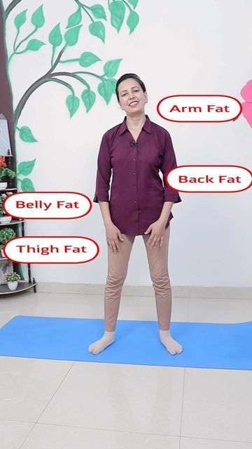 Arm Fat Exercises At Home, Arm Fat Exercises, Exercises At Home, At Home Workout, Daily Yoga Workout, Arm Fat, Back Fat, Thigh Fat, Daily Yoga