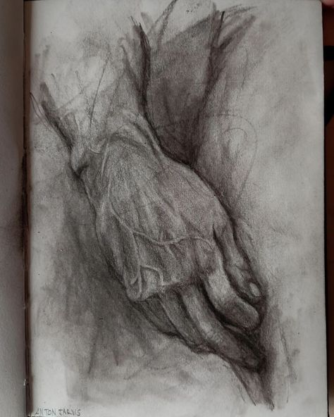 David's hand drawing Portrait Sketchbook, Art Charcoals, Drawing Charcoal, Charcoal Art, Chalk Drawings, Marble Sculpture, Charcoal Drawing, Clay Sculpture, Drawing Challenge