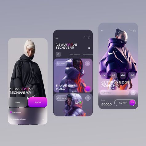 New(ai)ve Web Landing Ui Design Concept :: Behance Gaming Ui Design, Mobile Site Design, Interactive Web Design, Designer Website, Best Ui Design, Game Ui Design, Website Design Layout, Web Graphic Design, Design Essentials