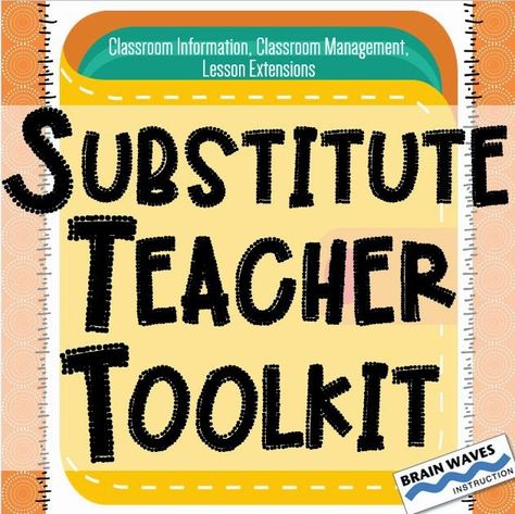 Substitute Teacher Bag, Emergency Substitute Plans, Substitute Teacher Binder, Classroom Attendance, Substitute Binder, Teacher Checklist, Sub Binder, Student Name Tags, Poetry Analysis