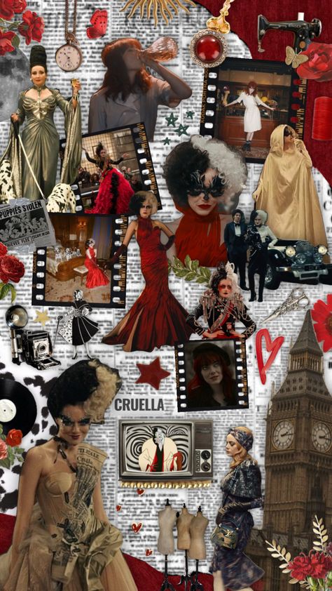 #cruella #cruelladevil #movie #movies #film #films #red #redaesthetic #emmastone #wallpaper #disney #disneyaesthetic #blackandwhite #fashion #fashionaesthetic #london Cruella Movie Aesthetic, Disney Wallpaper Aesthetic, Cruella Aesthetic, Red Aesthetic Wallpaper, Cruella Deville, Miss Peregrine, Peculiar Children, Pin Search, Home For Peculiar Children