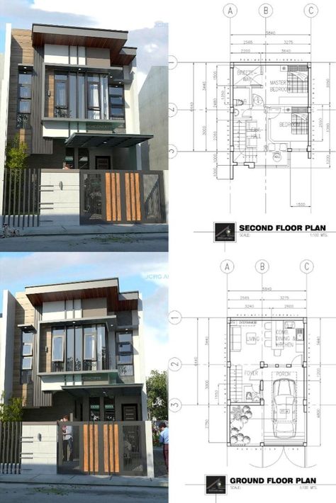 (SMALL HOUSE on 55.2 sq.m lot) 2-Bedroom 2-Storey Residential Bldg If you want a service, send me a message, or contact me at my email: contact@saberilyass.co OR ilyass.saber@uit.ac.ma My Instagram @saber.ilyass WhatsAPP 00212623160943 Row Houses Architecture Floor Plans, 2 Storey Residential House Design, Two Storey Residential Floor Plan, 2 Bedroom House Plans 2 Storey, Small House 2 Storey Design, Floorplan 2 Storey House, Small 2 Storey House Design Modern Floor Plan, 2 Storey Residential Floor Plan, Small 2 Storey House Design