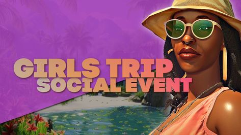 Girls Trip Social Event | The Sims 4 Mods Sims 4 Social Event Mods, Sims 4 Events Mod, Sims 4 Event Mods, Coming Out Mod Sims 4, Sims 4 City Living Mods, Teen Love, Mod Girl, Strip Club, Social Interaction