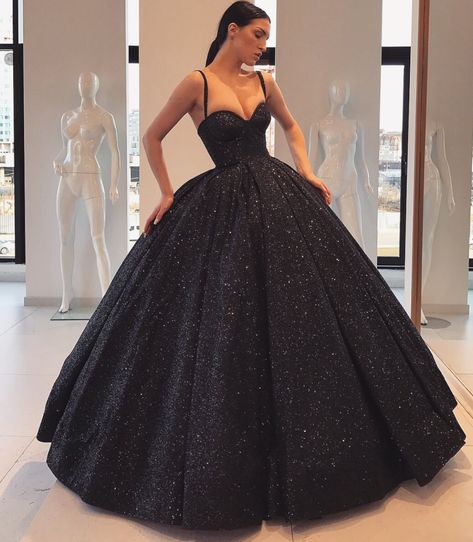 femme fatale on Twitter: "Lia Stublla | black gowns… " Quince Dresses, Prom Dresses Corset, Black Ball Gown, Formal Ball Gown, Dresses Ball Gown, Sequin Prom Dress, Elegant Prom Dresses, Formal Party Dress, Beauty Dress