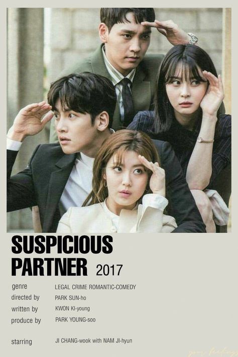 Suspicious partner Just Between Lovers, Suspicious Partner Kdrama, True Beauty Kdrama, W Kdrama, Study Together, Suspicious Partner, Drama List, Korean Drama Series, Film Posters Minimalist